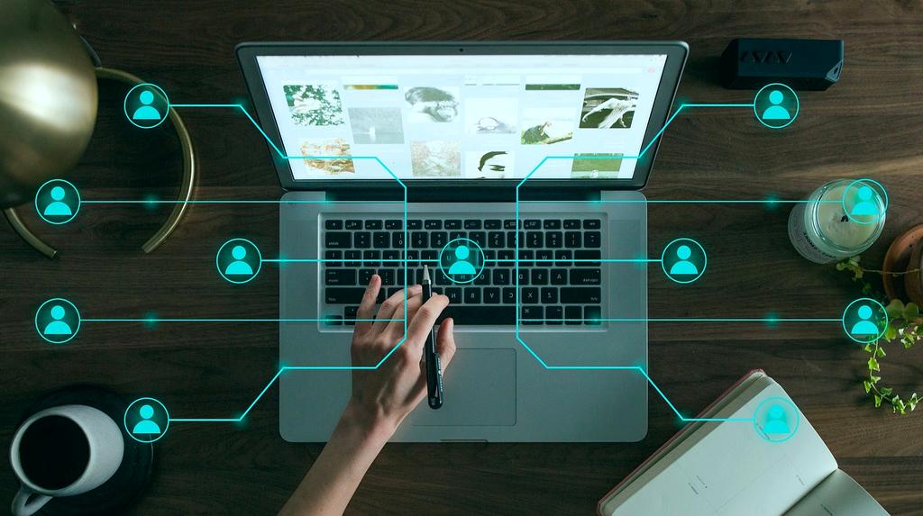 Futuristic digital cityscape representing connected ecosystems